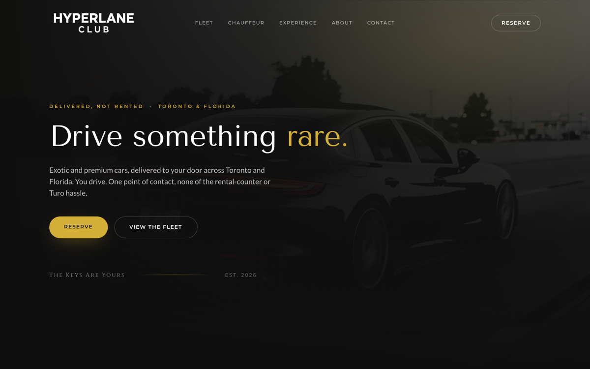 Hyperlane Club homepage