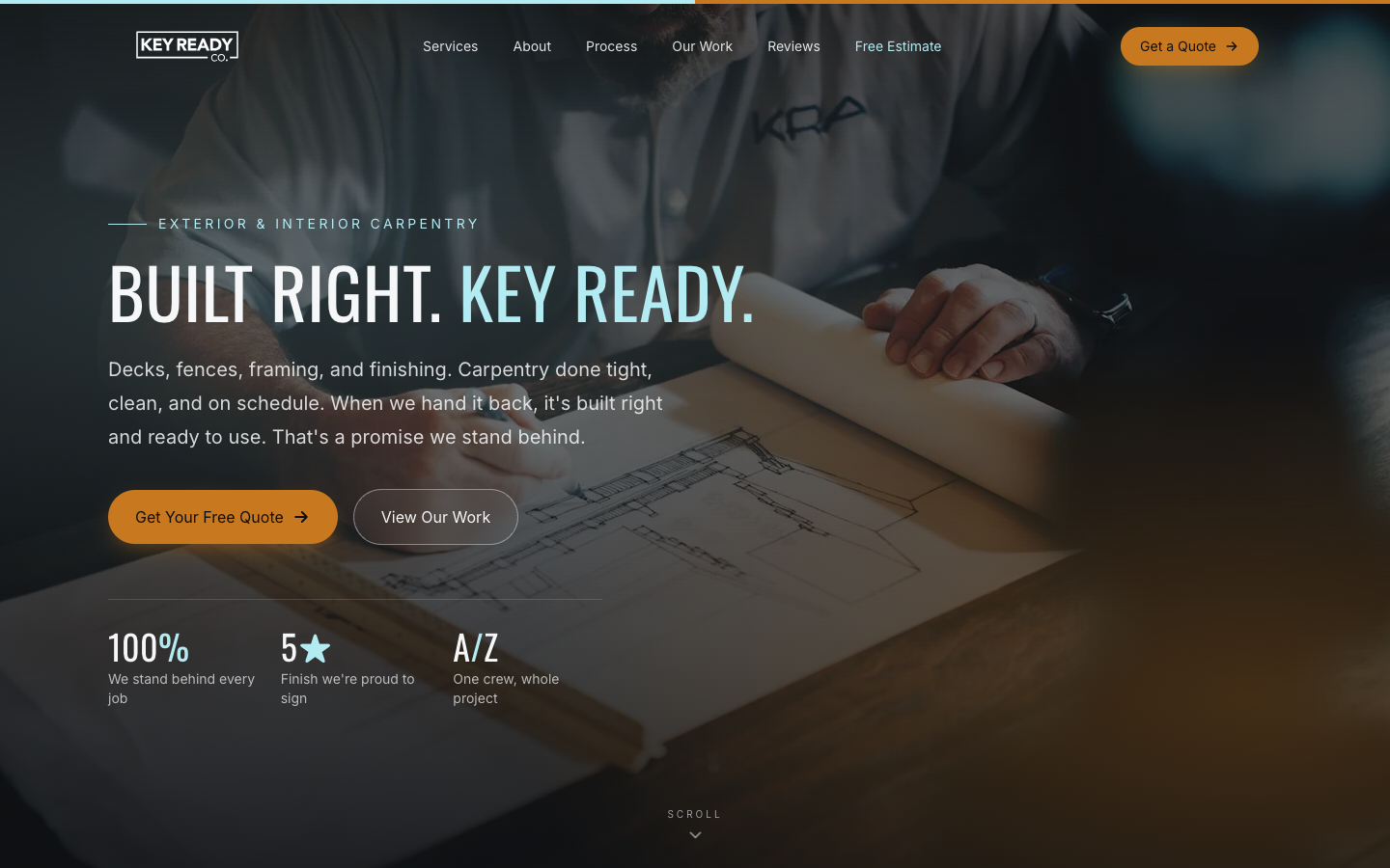Key Ready Co homepage